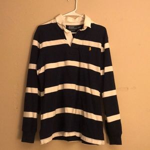 Polo Men’s Custom Fit Rugby Fleece Shirt